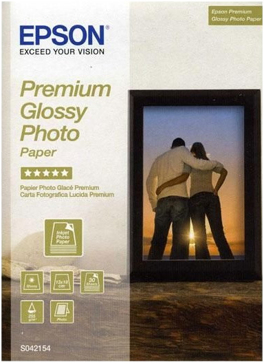 Aanbieding Epson Premium Glossy Fotopapier 30 vel (13 x 18) (papier)