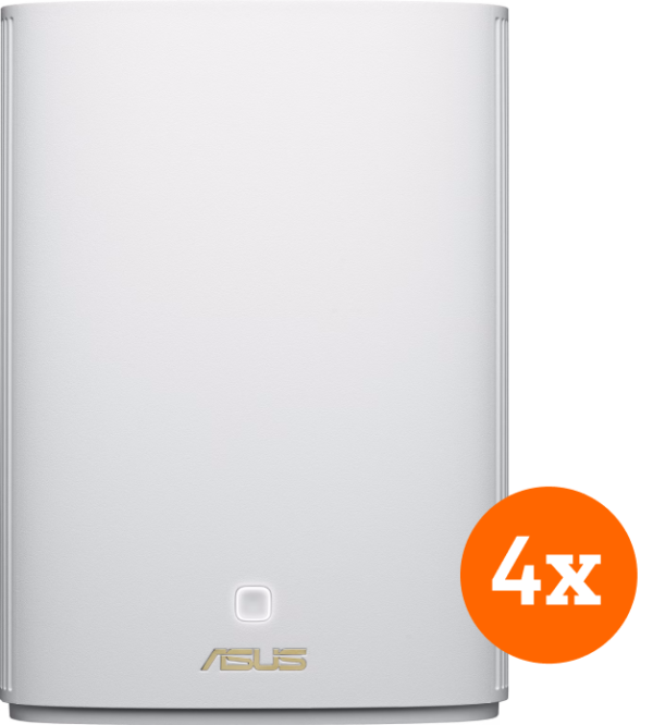 Aanbieding Asus ZenWiFi AX Hybrid XP4 Mesh Wifi 6 (4-pack) (routers)