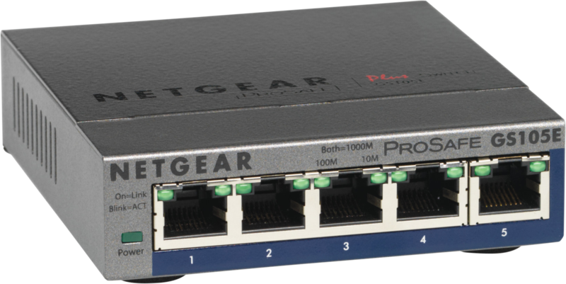Aanbieding Netgear GS105E ProSafe Plus (netwerk switches)