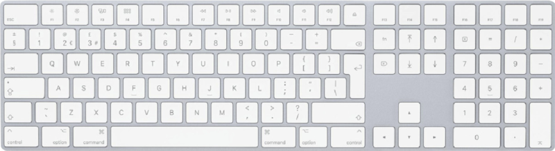 Aanbieding Apple Magic Keyboard met numeriek toetsenblok QWERTY (toetsenborden)