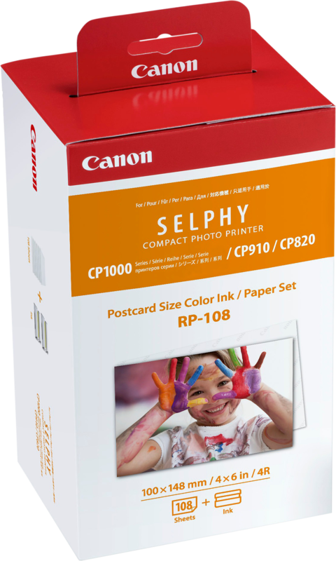 Aanbieding Canon RP-108 Ink Cassette/Paper Set 108 vel (papier)