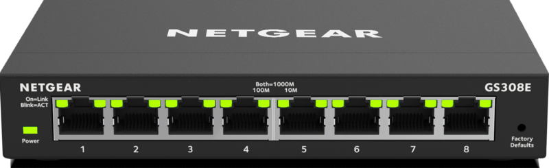 Aanbieding Netgear GS308E-100PES (netwerk switches)