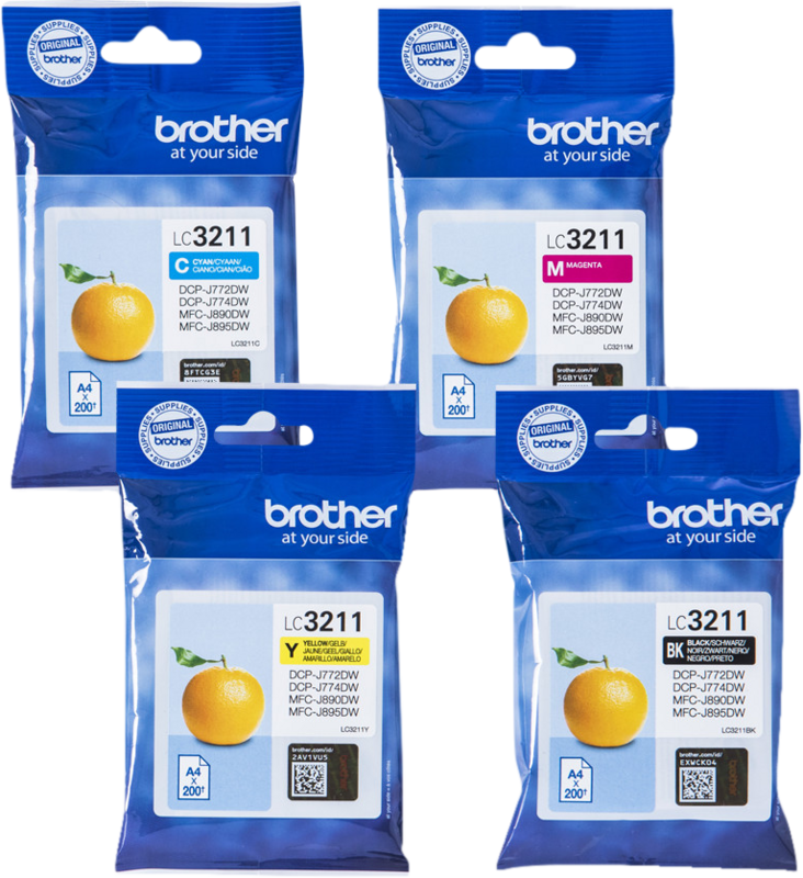 Aanbieding Brother LC-3211 Cartridges Combo Pack (cartridges)