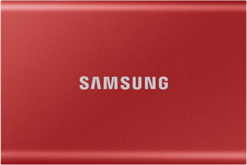 Aanbieding Samsung Portable SSD T7 500GB Rood (externe ssd's)