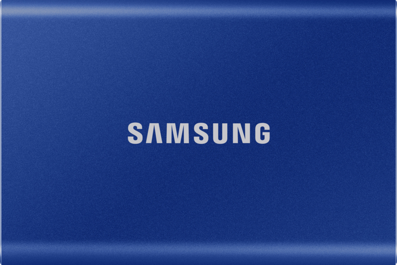Aanbieding Samsung Portable SSD T7 500GB Blauw (externe ssd's)