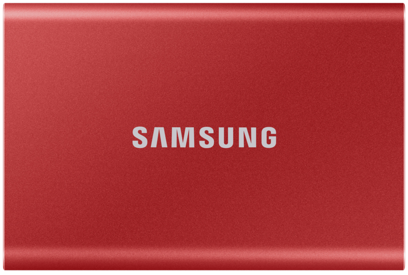 Aanbieding Samsung T7 Portable SSD 2TB Rood (externe ssd's)