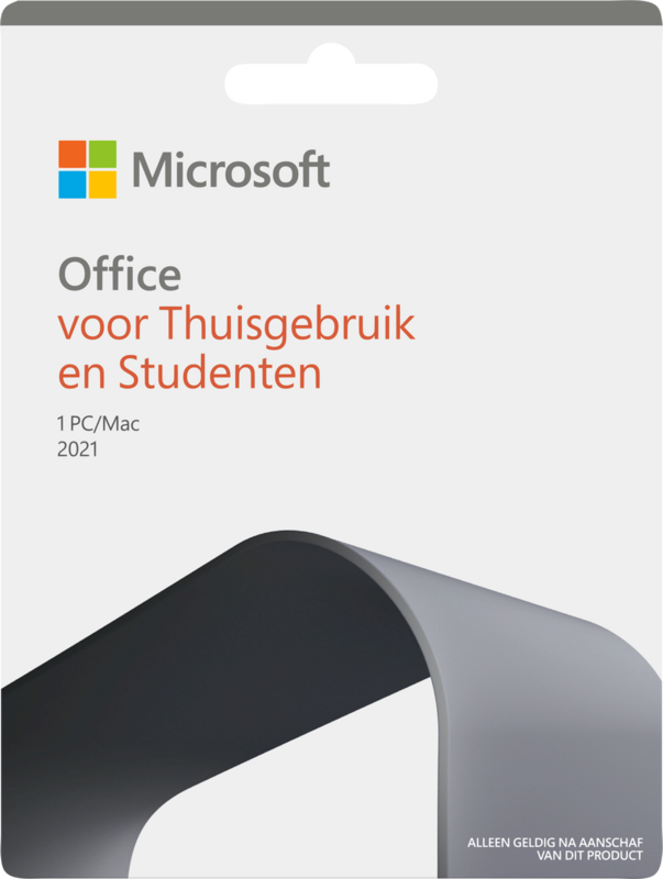 Aanbieding Microsoft Office 2021 Thuisgebruik en Studenten (office software)