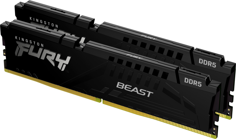 Aanbieding Kingston FURY Black Beast DDR5 DIMM Memory 5200MHz 32GB (2 x 16GB) (intern geheugen)