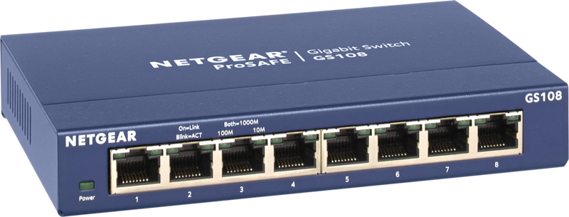 Aanbieding Netgear GS108 (netwerk switches)