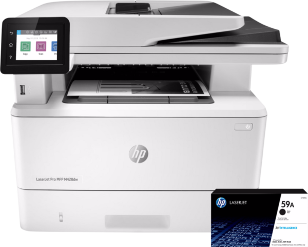 Aanbieding HP LaserJet Pro MFP M428dw + 1 extra zwarte toner (printers)