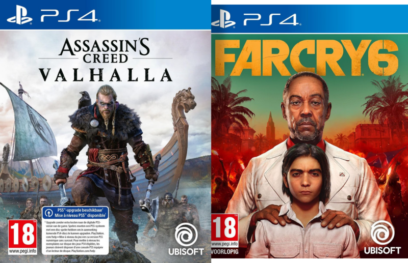 Aanbieding Assassin's Creed Valhalla PS4 + Far Cry 6 PS4 (games)