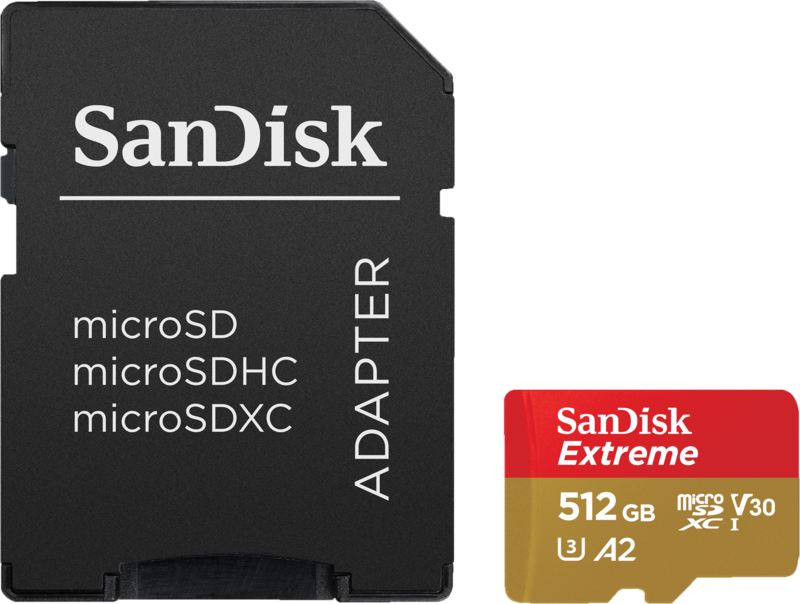 Aanbieding SanDisk MicroSDXC Extreme 512GB 190mb/s (geheugenkaarten)
