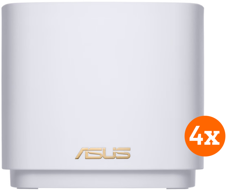 Aanbieding Asus ZenWiFi AX Mini XD4 Mesh Wifi 6 (4-pack wit) (routers)