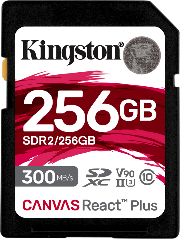 Aanbieding Kingston Canvas React Plus 256GB (geheugenkaarten)