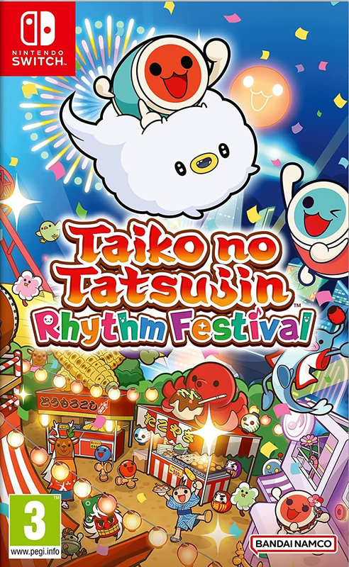 Aanbieding Taiko No Tatsujin: Rhythm Festival + Drumcontroller Nintendo Switch (games)
