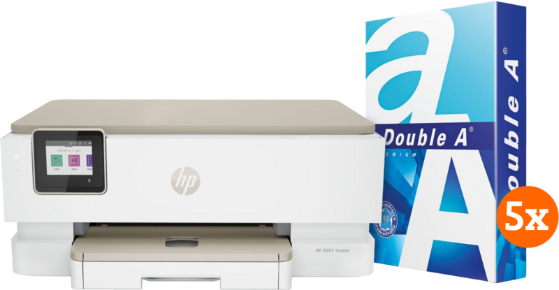 Aanbieding HP ENVY Inspire 7220e + 2.500 vellen A4 papier (printers)