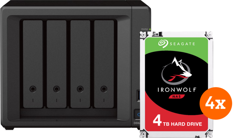 Aanbieding Synology DS923+ + Seagate Ironwolf 16TB (4x4TB) (nas)