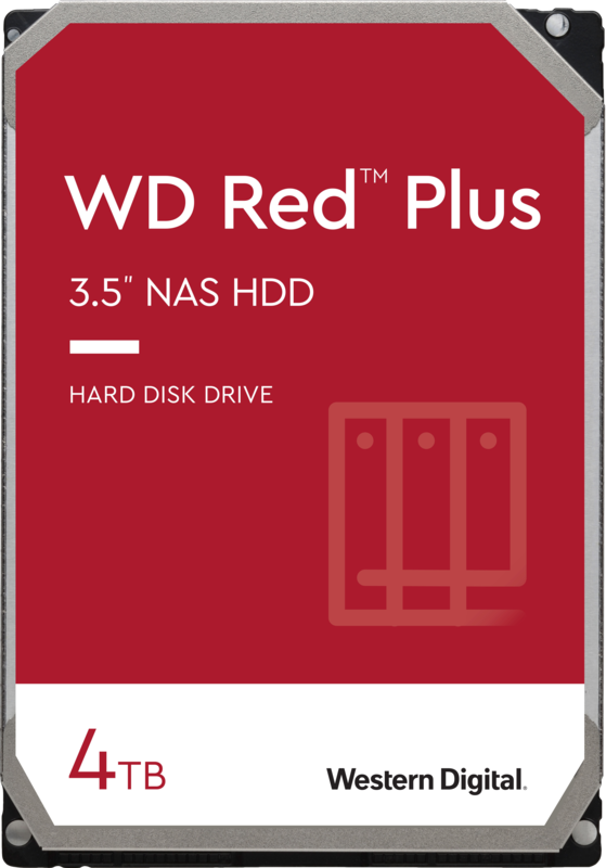 Aanbieding WD Red Plus WD40EFZX 4TB (interne harde schijven hdd)
