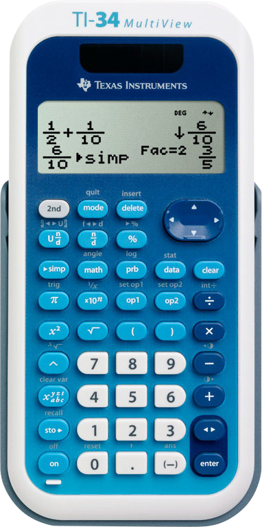 Aanbieding Texas Instruments TI-34 Multiview (rekenmachines)