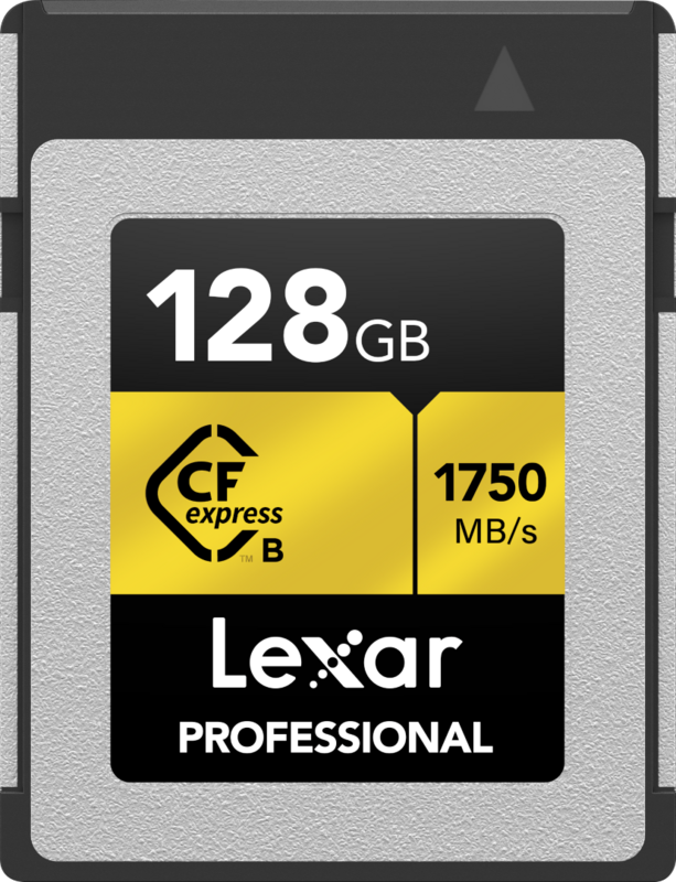 Aanbieding Lexar CFexpress PRO Type B Gold series 128GB 1750MB/s (geheugenkaarten)