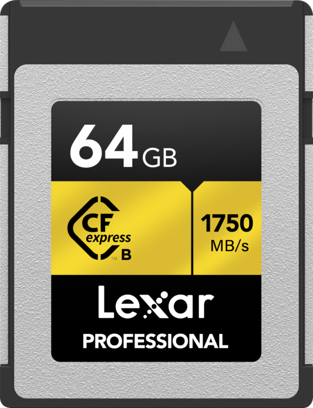 Aanbieding Lexar CFexpress PRO Type B Gold series 64GB 1750MB/s (geheugenkaarten)