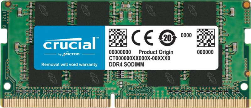 Aanbieding Crucial 4GB 2666MHz DDR4 SODIMM x8 Based (1x4GB) (intern geheugen)
