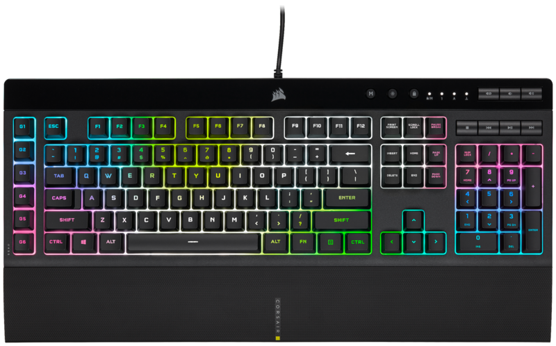 Aanbieding Corsair K55 RGB Pro XT Gaming Toetsenbord (toetsenborden)