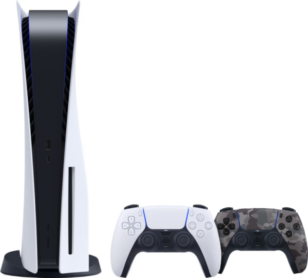 Aanbieding PlayStation 5 + Extra Controller Grey Camo (consoles)