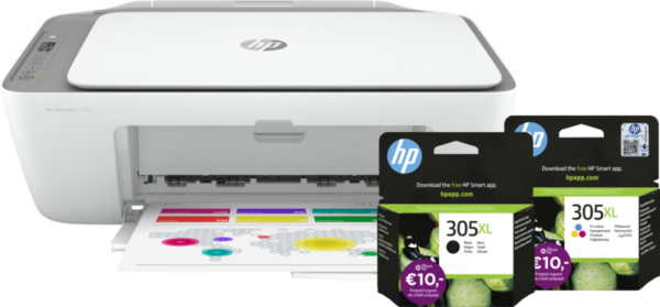 Aanbieding HP DeskJet 2720e All-in-One + 1 set extra inkt (printers)