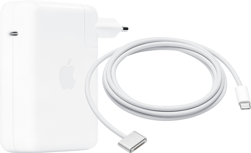 Aanbieding Apple 140W Usb C Power Adapter + Apple MagSafe 3 Oplaadkabel (opladers voor laptops)
