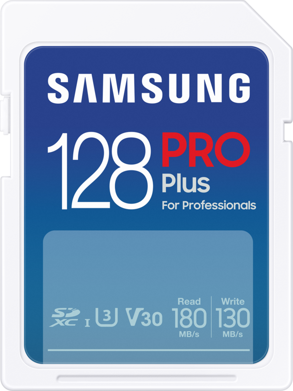Aanbieding Samsung Pro Plus 128GB (2023) SDXC (geheugenkaarten)