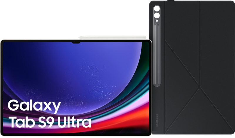 Aanbieding Samsung Galaxy Tab S9 Ultra 14.6 inch 512GB Wifi Crème + Book Case Zwart (tablets)