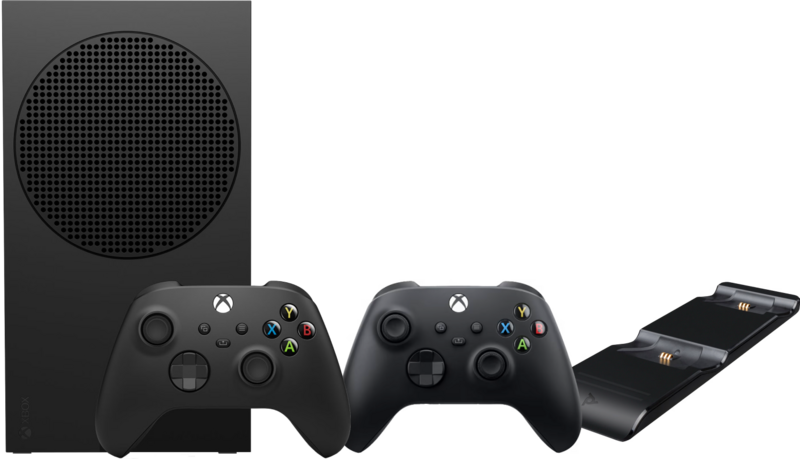 Aanbieding Xbox Series S 1 TB Zwart + Wireless Controller Carbon Zwart + PDP Gaming Dual Charge (consoles)