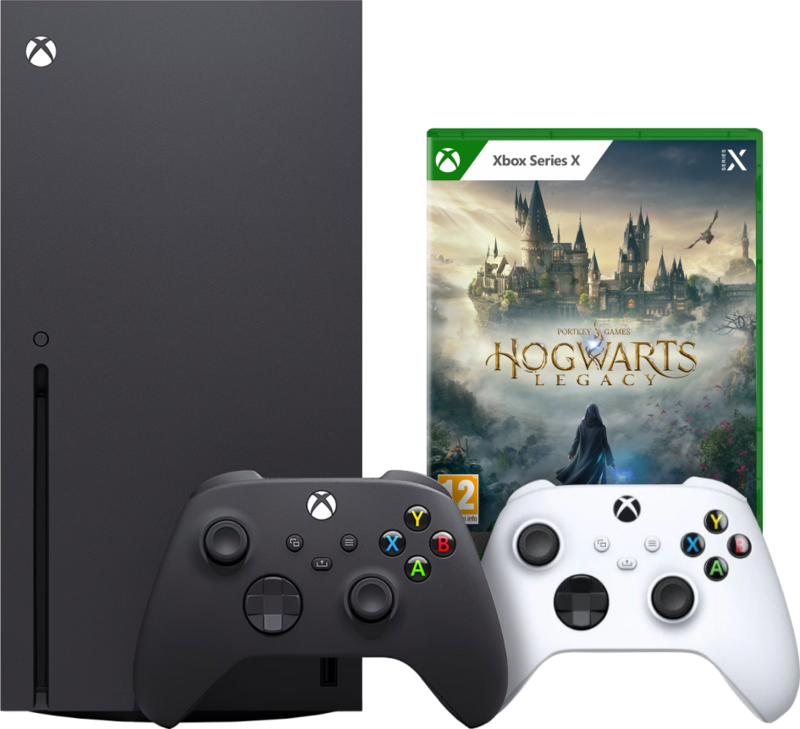 Aanbieding Xbox Series X + Hogwarts Legacy + Microsoft Xbox Controller Wit (consoles)