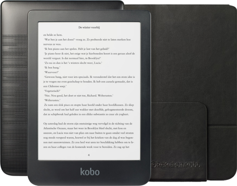 Aanbieding Kobo Clara HD + Book Case Zwart (e-readers)