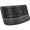 Koop Logitech Wave Keys Draadloos Ergonomisch Toetsenbord QWERTY - 5099206117471