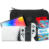 Koop Nintendo Switch OLED Wit + Nintendo Switch Sports + BlueBuilt Beschermhoes - 6095612381399