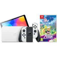 Koop Nintendo Switch OLED Wit + Zelda: Echoes of Wisdom - 6151116924903