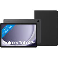 Koop Samsung Galaxy Tab A9 Plus 11 inch 128GB Wifi en 5G Grijs + BlueBuilt Book Case Zwart - 6151114677634