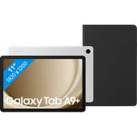 Koop Samsung Galaxy Tab A9 Plus 11 inch 128GB Wifi Zilver + BlueBuilt Book Case Zwart - 6151114685608