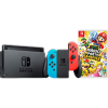 Koop Nintendo Switch Rood/Blauw + Mario Party Jamboree - 6151117353344