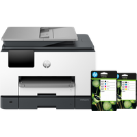 Koop HP OfficeJet Pro 9132e + 2 zwarte + 2 kleuren cartridges - 6151118083028