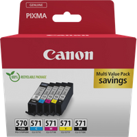 Koop Canon PGI-570/CLI-571 Cartridges Combo Pack - 8714574631660