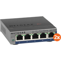 Koop Netgear GS105E ProSafe Plus Duo Pack - 9509938174469