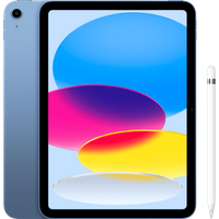 Koop Apple iPad (2022) 10.9 inch 64GB Wifi Blauw + Apple Pencil 1 (2022) - 6095608541554