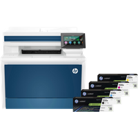 Koop HP Color LaserJet Pro MFP 4302fdw + 1 set extra XL toners - 6151117991942