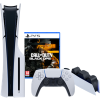 Koop PlayStation 5 Slim Disc Edition + Call of Duty: Black Ops 6 + Oplaadstation - 6151117089021