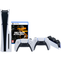 Koop PlayStation 5 Slim Disc Edition + Black Ops 6 + Extra Controller Wit + Oplaadstation - 6151117092021