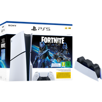 Koop PlayStation 5 Slim Disc Edition + Fortnite Voucher + Oplaadstation - 6151118337329