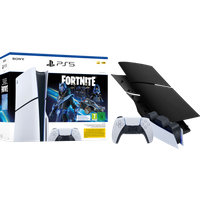 Koop PS5 Slim Disc Edition Fortnite + Covers Zwart + Extra Controller + Oplaadstation - 6151118344389